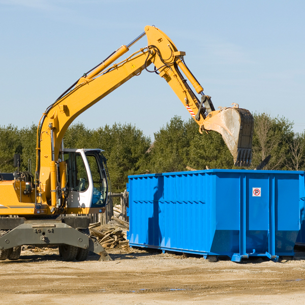 how many times can i have a residential dumpster rental emptied in Coleman